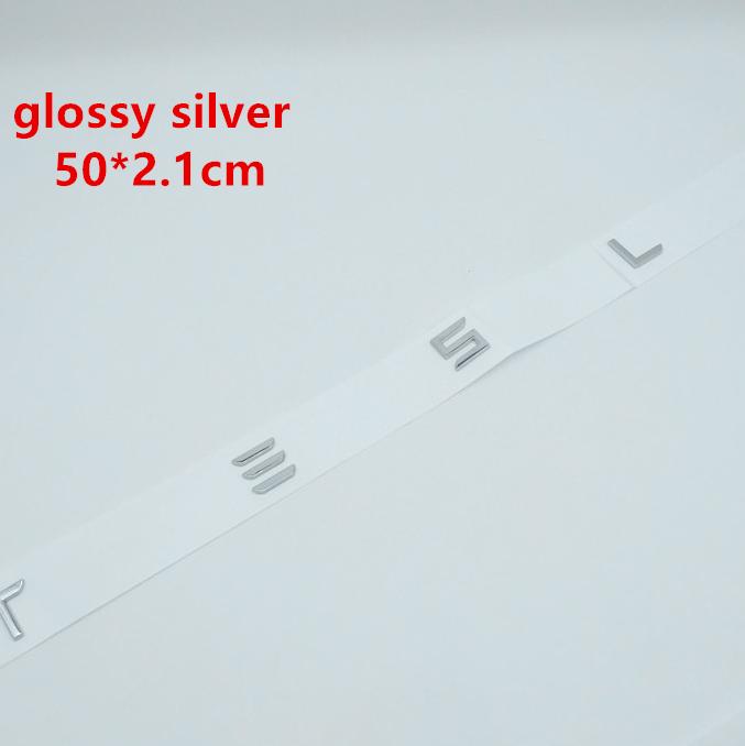 1pcs 3D ABS for Tesla car Letter Front Hood Head Bonnet Emblem Rear Tail Trunk Sticker Badge Decal styling Accessories
1pcs 3D ABS for Tesla car Letter Front Hood Head Bonnet Emblem Rear Tail Trunk Sticker Badge Decal styling Accessories