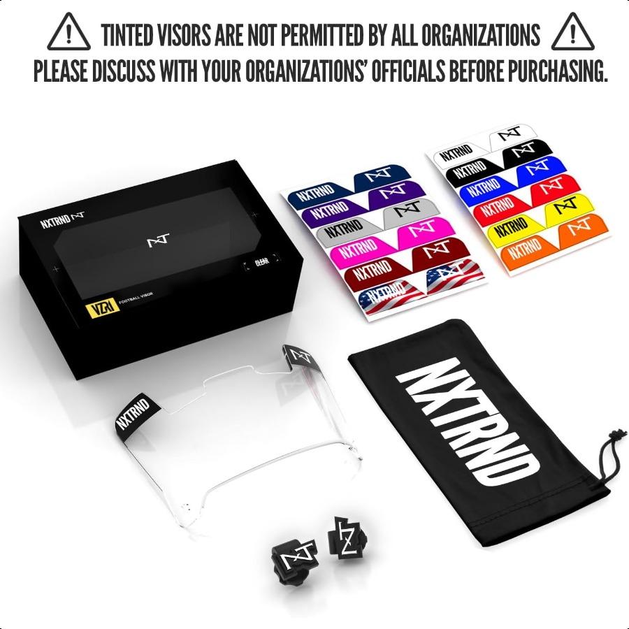 Футбольный визор Nxtrnd VZR1 Технология плоских линз Подходит для взрослых и юношеских футбольных шлемов United States
Футбольный визор Nxtrnd VZR1 Технология плоских линз Подходит для взрослых и юношеских футбольных шлемов United States