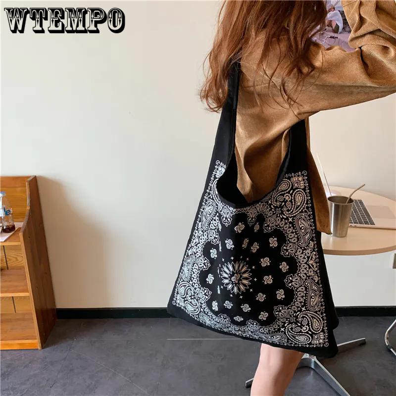 WTEMPO Retro Casual Versatile Single Shoulder Bags Black Pattern Large Capacity Canvas Handbag Women s Travel Shopping Message Bag 1pc чорний
WTEMPO Retro Casual Versatile Single Shoulder Bags Black Pattern Large Capacity Canvas Handbag Women s Travel Shopping Message Bag 1pc чорний