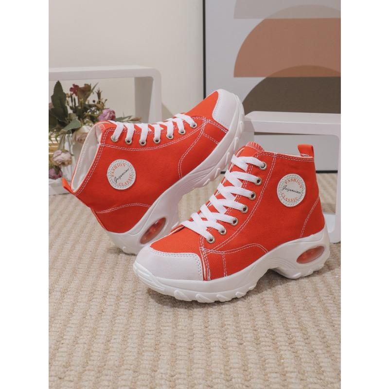 Женские парусиновые кроссовки нового стиля с высоким верхом и дышащим материалом: Увеличьте свой рост и стиль с этими кроссовками в спортивном стиле. 42 оранжевый
Женские парусиновые кроссовки нового стиля с высоким верхом и дышащим материалом: Увеличьте свой рост и стиль с этими кроссовками в спортивном стиле. 42 оранжевый