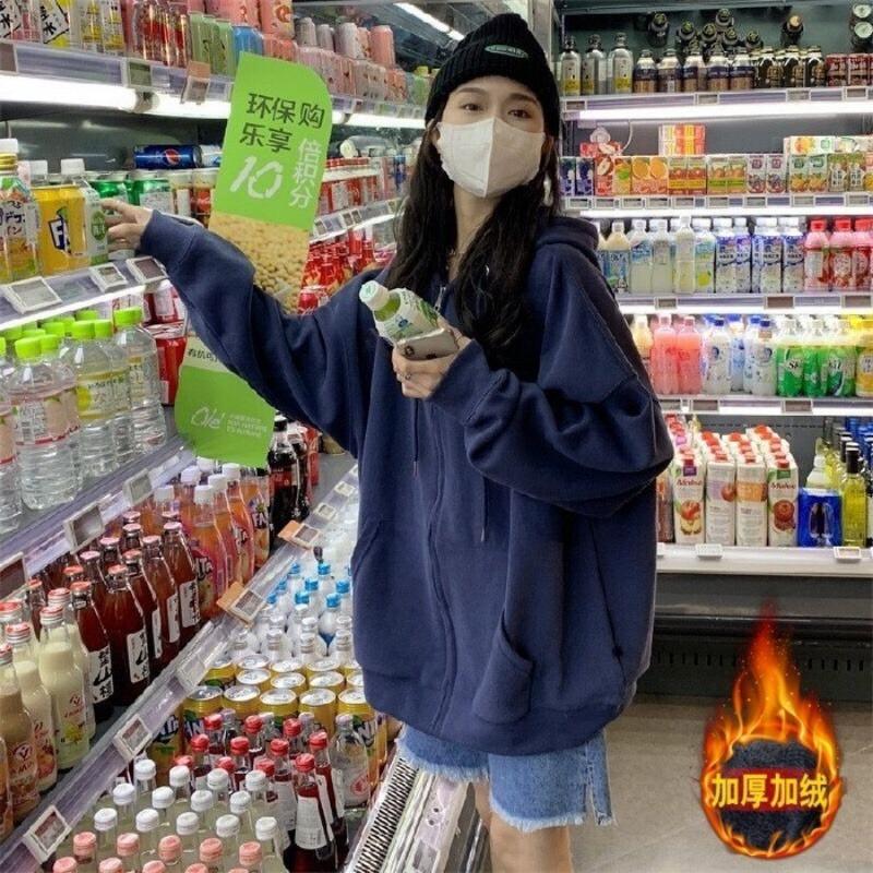 Осень Зима Свободные Повседневные Однотонные Толстовки на Молнии Женские Простые Вельветовые Толстовки Кардиган Пальто Топ Женский M темно-синий
Осень Зима Свободные Повседневные Однотонные Толстовки на Молнии Женские Простые Вельветовые Толстовки Кардиган Пальто Топ Женский M темно-синий