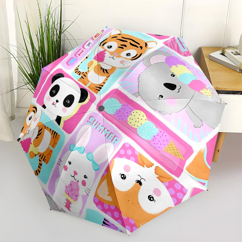 1pc Ice Cream Animals Umbrella Portable Folding Umbrella Durable Iron Frame, Suitable for All Seasons Home Travel Outdoor yy260319077
1pc Ice Cream Animals Umbrella Portable Folding Umbrella Durable Iron Frame, Suitable for All Seasons Home Travel Outdoor yy260319077
