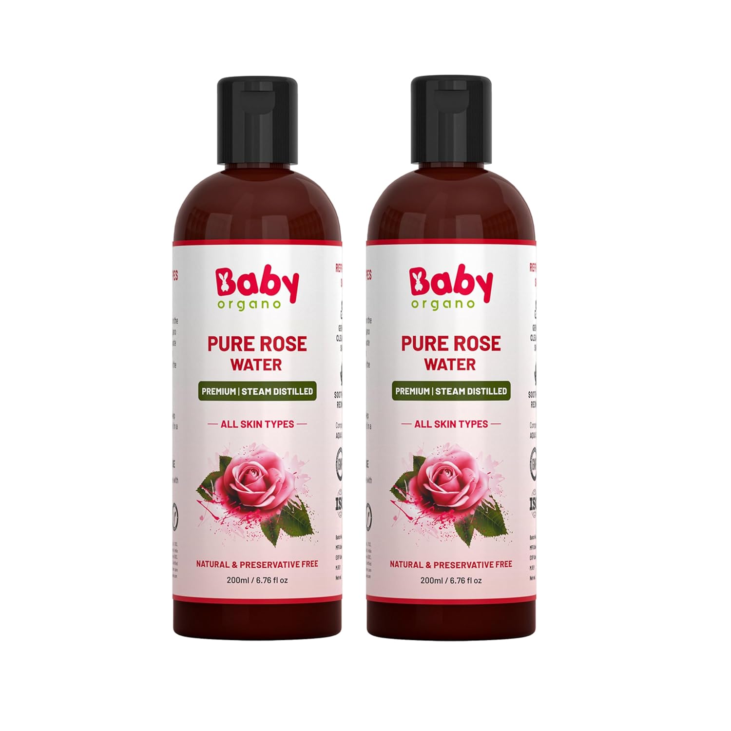 BabyOrgano® Натуральная Чистая Розовая Вода – 200мл (Упаковка из 2 шт.) | Увлажняющий тоник и мист для лица для всех типов кожи
BabyOrgano® Натуральная Чистая Розовая Вода – 200мл (Упаковка из 2 шт.) | Увлажняющий тоник и мист для лица для всех типов кожи