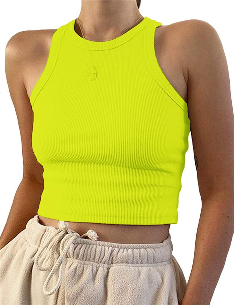 Women s Summer Sleeveless Slim-Fit Solid Color Tank Top Large
Women s Summer Sleeveless Slim-Fit Solid Color Tank Top Large