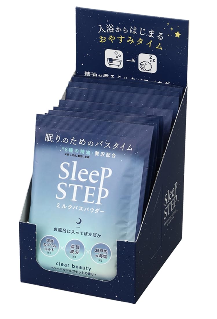 SLEEP STEP Молочная ванна порошок Clear Beauty 45г 10 пакетиков
SLEEP STEP Молочная ванна порошок Clear Beauty 45г 10 пакетиков
