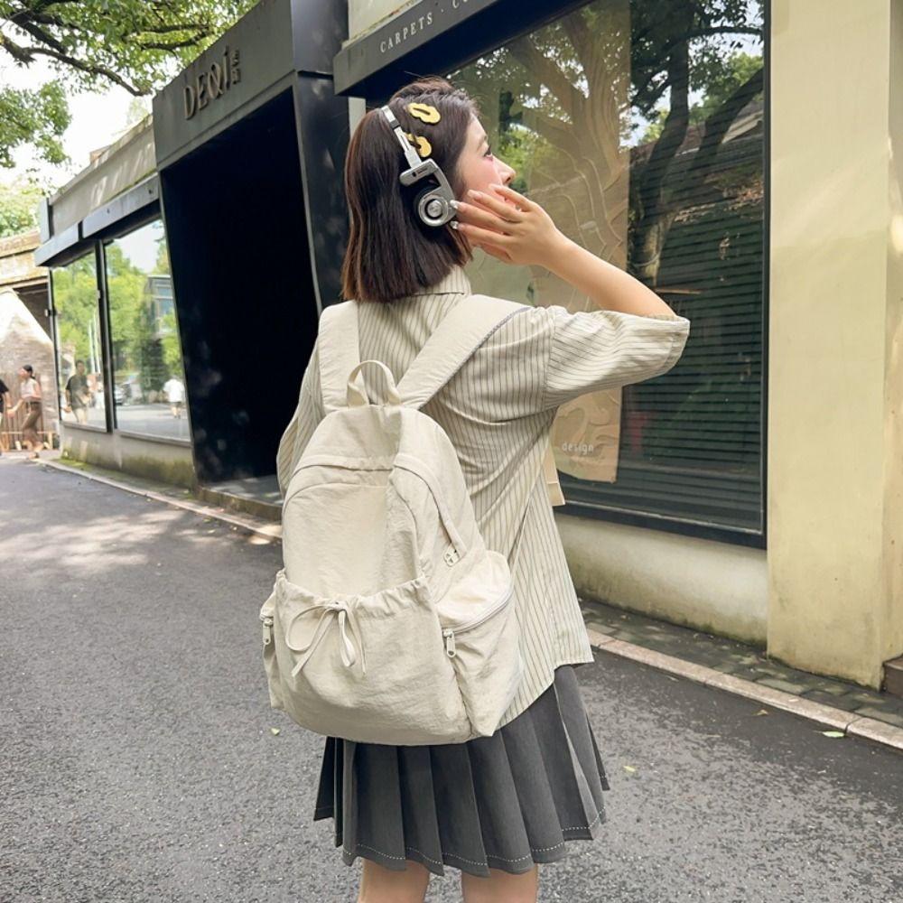 Solid Color Bow Wrinkle Backpack New Design Travel Shoulders Bag Nylon Lightweight Backpack Girls розовый
Solid Color Bow Wrinkle Backpack New Design Travel Shoulders Bag Nylon Lightweight Backpack Girls розовый