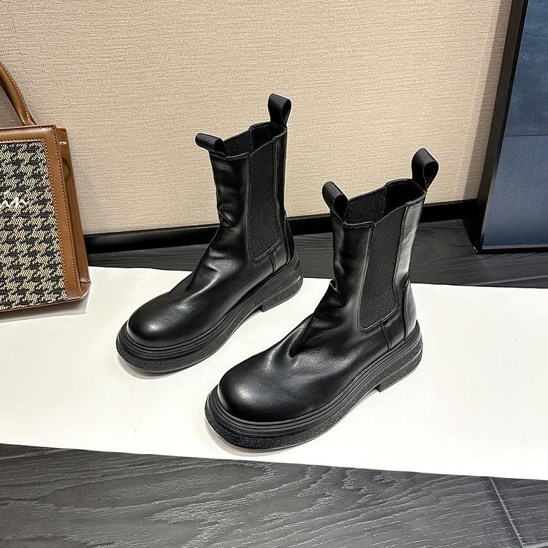 37084 Grape Mom Studiolee Folded Chelsea Boots Women s British Thick-soled Medium Boots Autumn and Winter Smoke Boots 35
37084 Grape Mom Studiolee Folded Chelsea Boots Women s British Thick-soled Medium Boots Autumn and Winter Smoke Boots 35