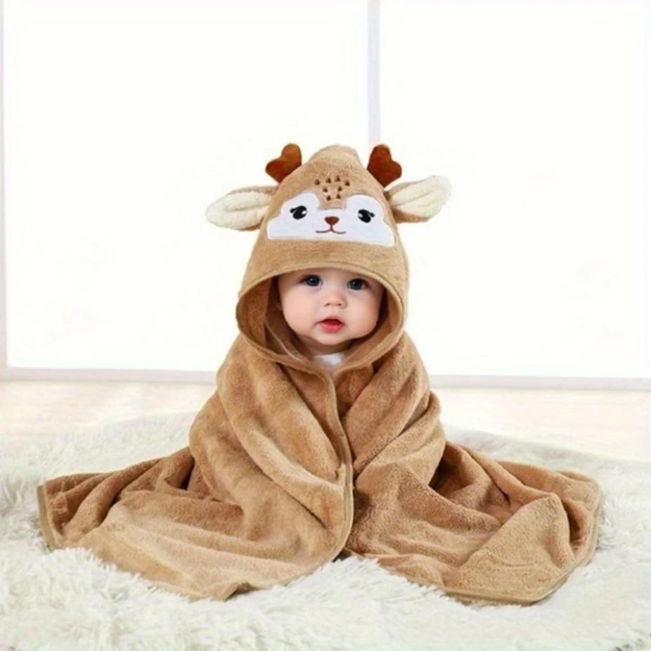 A pack of 80 * 80 cm cartoon baby bath towel body hooded polyester fiber baby bathrobe newborn swaddling baby blanket girls and
A pack of 80 * 80 cm cartoon baby bath towel body hooded polyester fiber baby bathrobe newborn swaddling baby blanket girls and