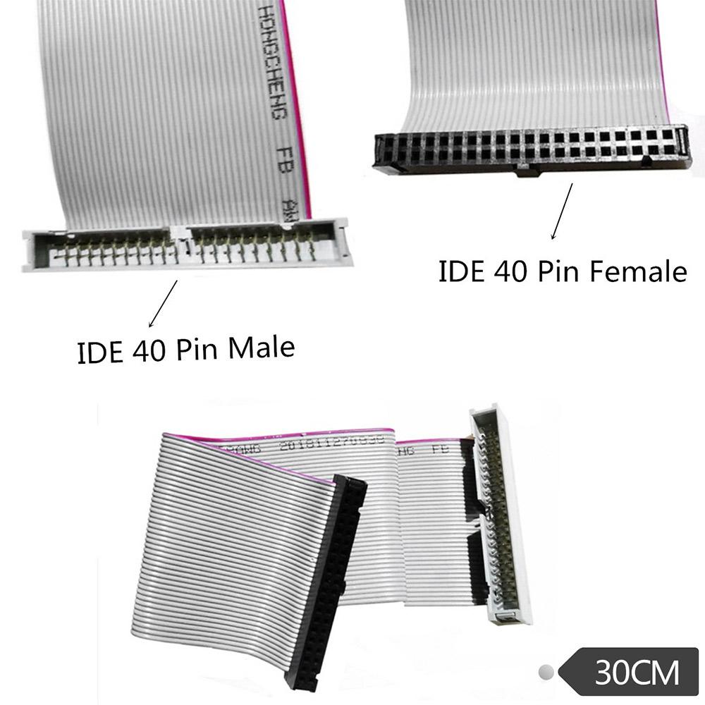 JUNSUNMAY 30cm 40Pin IDE Extension Cable Male to Female Hard Drive Cable for 3.5-inch IDE HDD/5.25-inch CD DVD As Shown A
JUNSUNMAY 30cm 40Pin IDE Extension Cable Male to Female Hard Drive Cable for 3.5-inch IDE HDD/5.25-inch CD DVD As Shown A