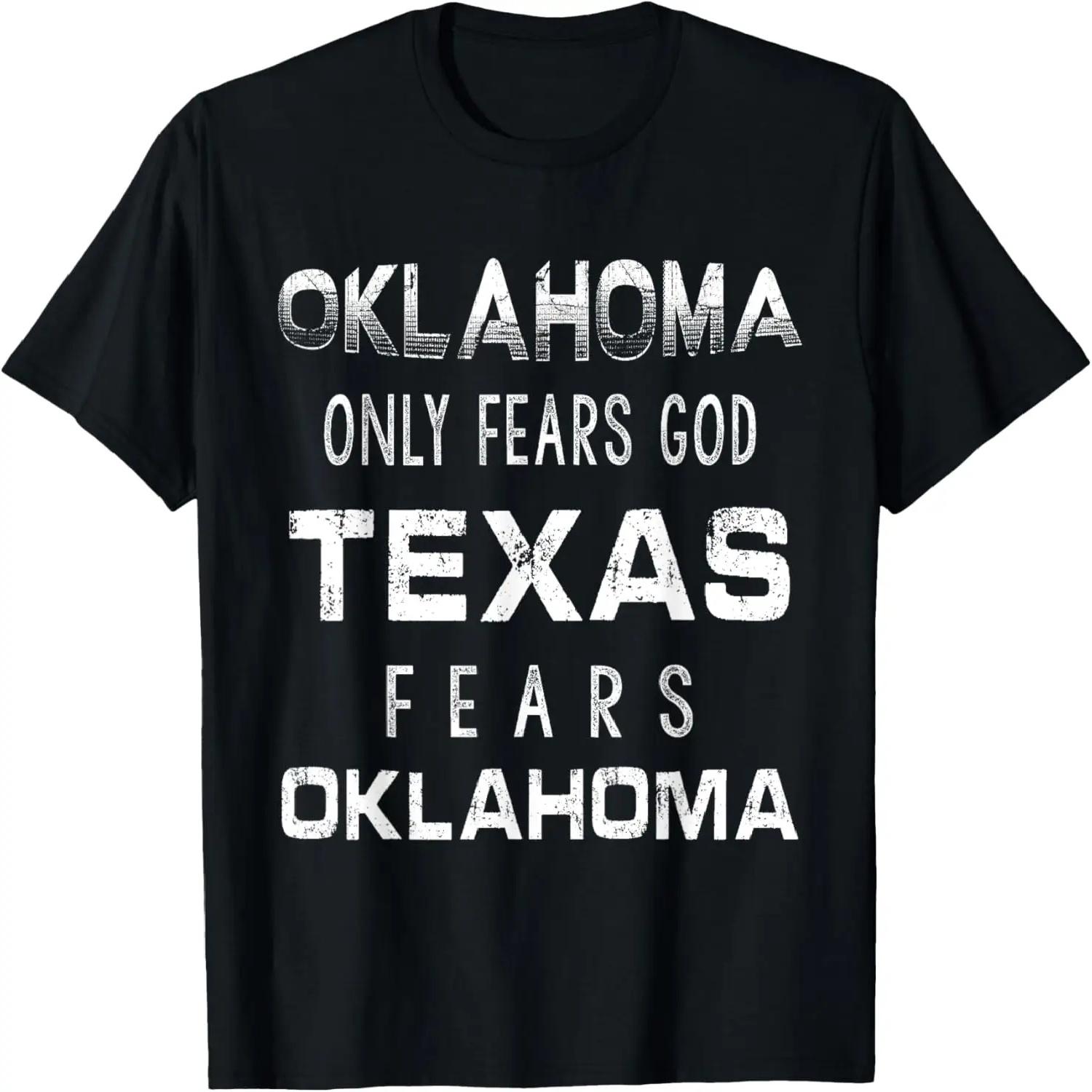 Funny Vintage Oklahoma Only Fears God Texas Fears Oklahoma T-Shirt XXXXXL чорний
Funny Vintage Oklahoma Only Fears God Texas Fears Oklahoma T-Shirt XXXXXL чорний