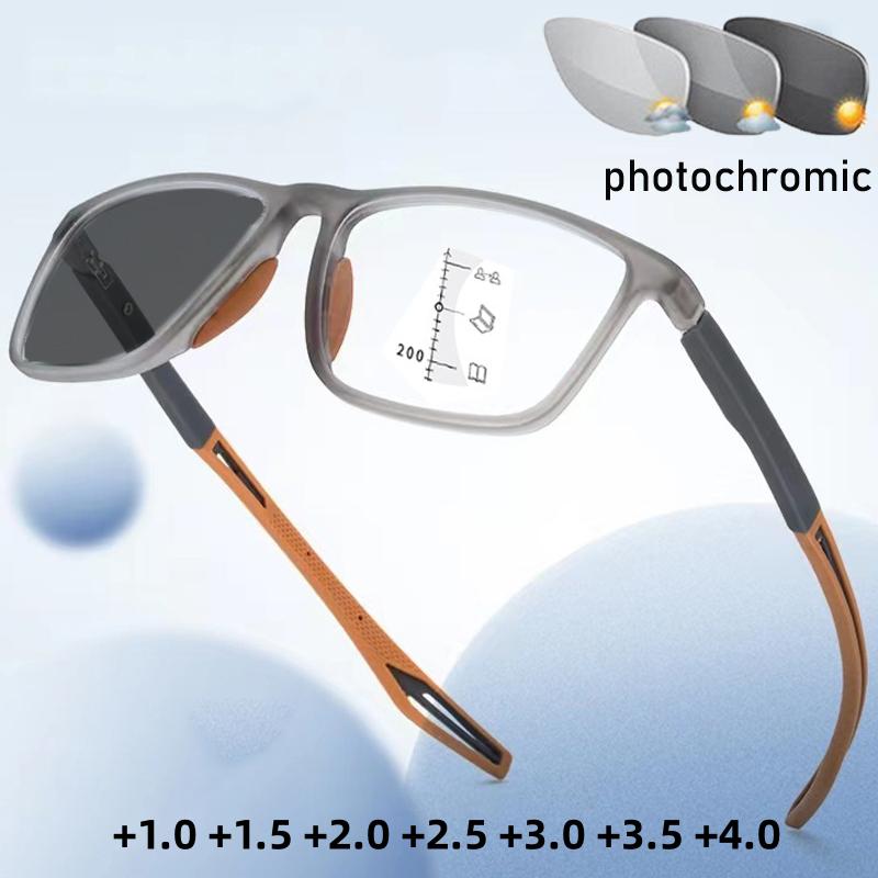 Anti-blue Light Multifocal Reading Glasses Men Women Photochromic TR90 Progressive Near Far Sight Eyeglasses Diopter 0 To +4.0
Anti-blue Light Multifocal Reading Glasses Men Women Photochromic TR90 Progressive Near Far Sight Eyeglasses Diopter 0 To +4.0