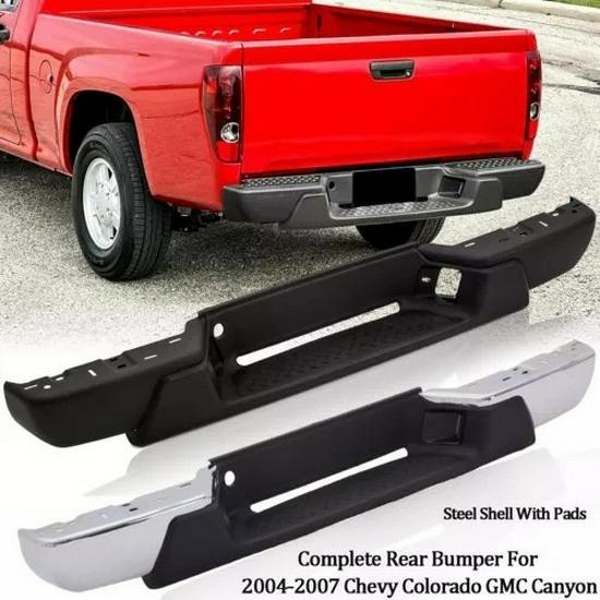 Rear Bumper for 08-12 Chevrolet Colorado without Holes (GM1103156) Black Paint
Rear Bumper for 08-12 Chevrolet Colorado without Holes (GM1103156) Black Paint