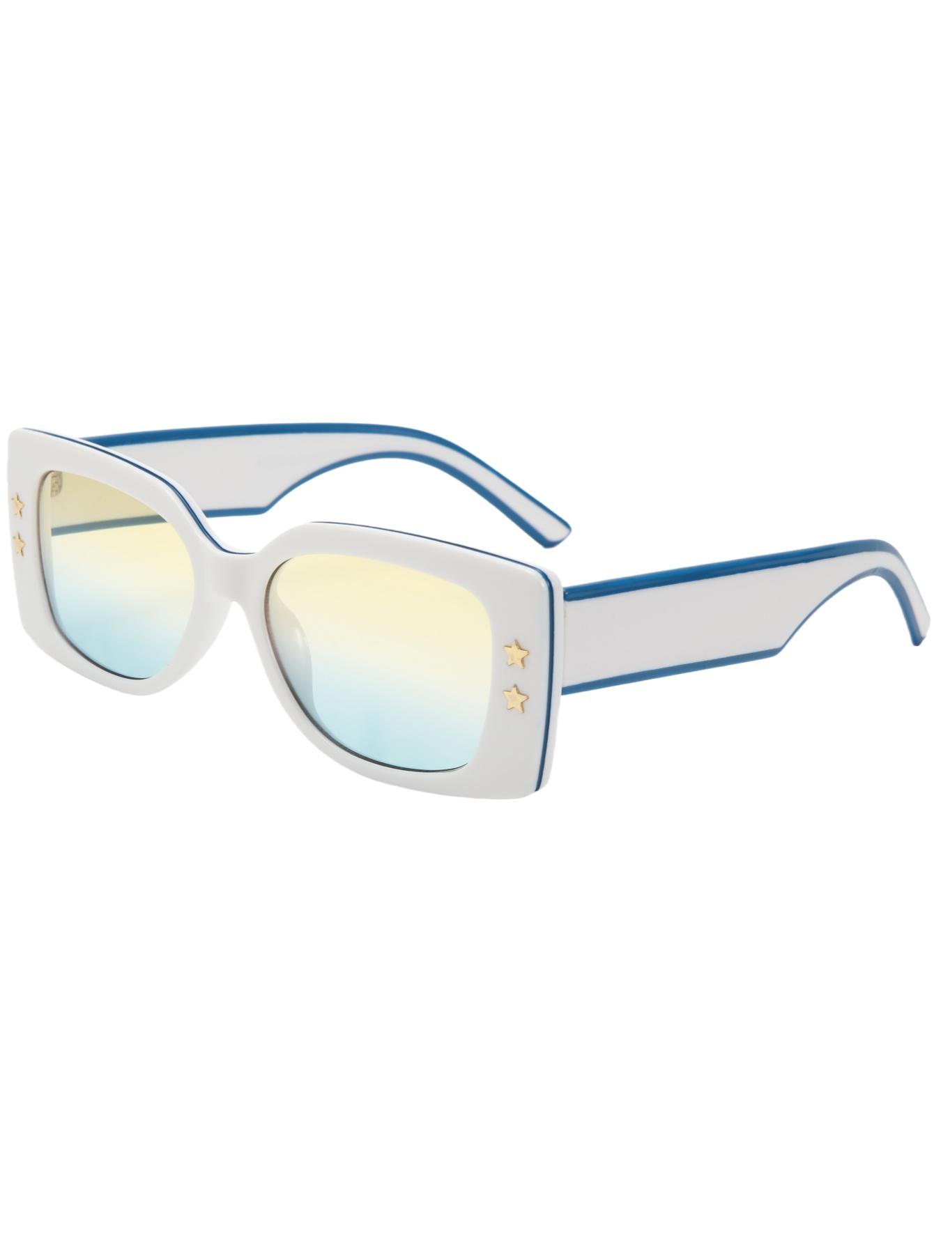 Square stroke stars new sunglasses trend with fashion glasses серый
Square stroke stars new sunglasses trend with fashion glasses серый