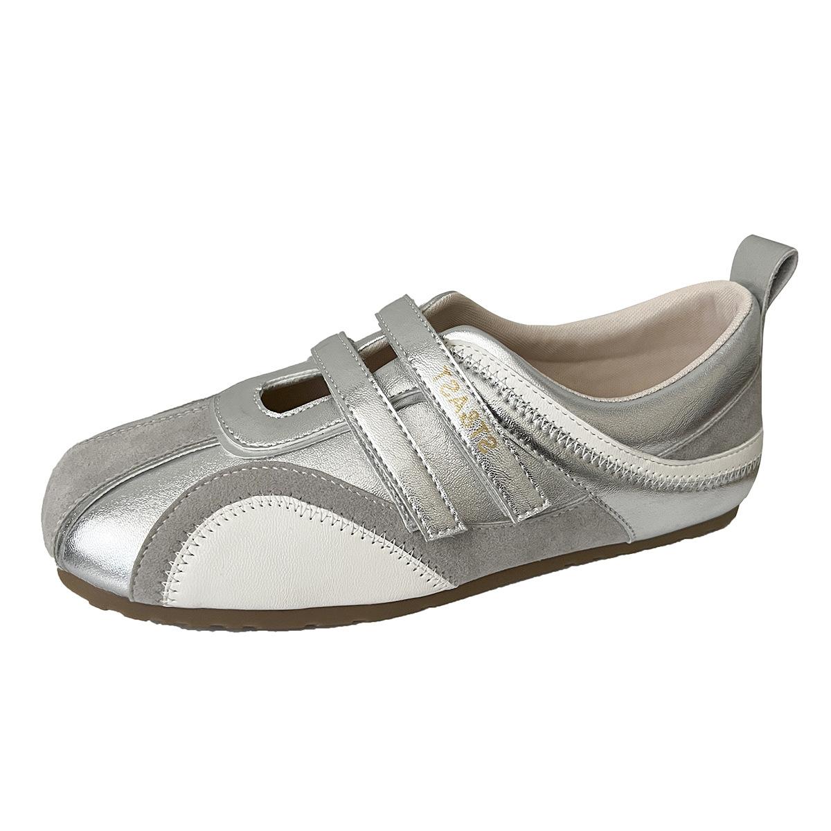 Mary Jane racing shoes 2025 autumn new thin-soled German training shoes Velcro light wear comfortable soft-soled single shoes 35 серебряный
Mary Jane racing shoes 2025 autumn new thin-soled German training shoes Velcro light wear comfortable soft-soled single shoes 35 серебряный