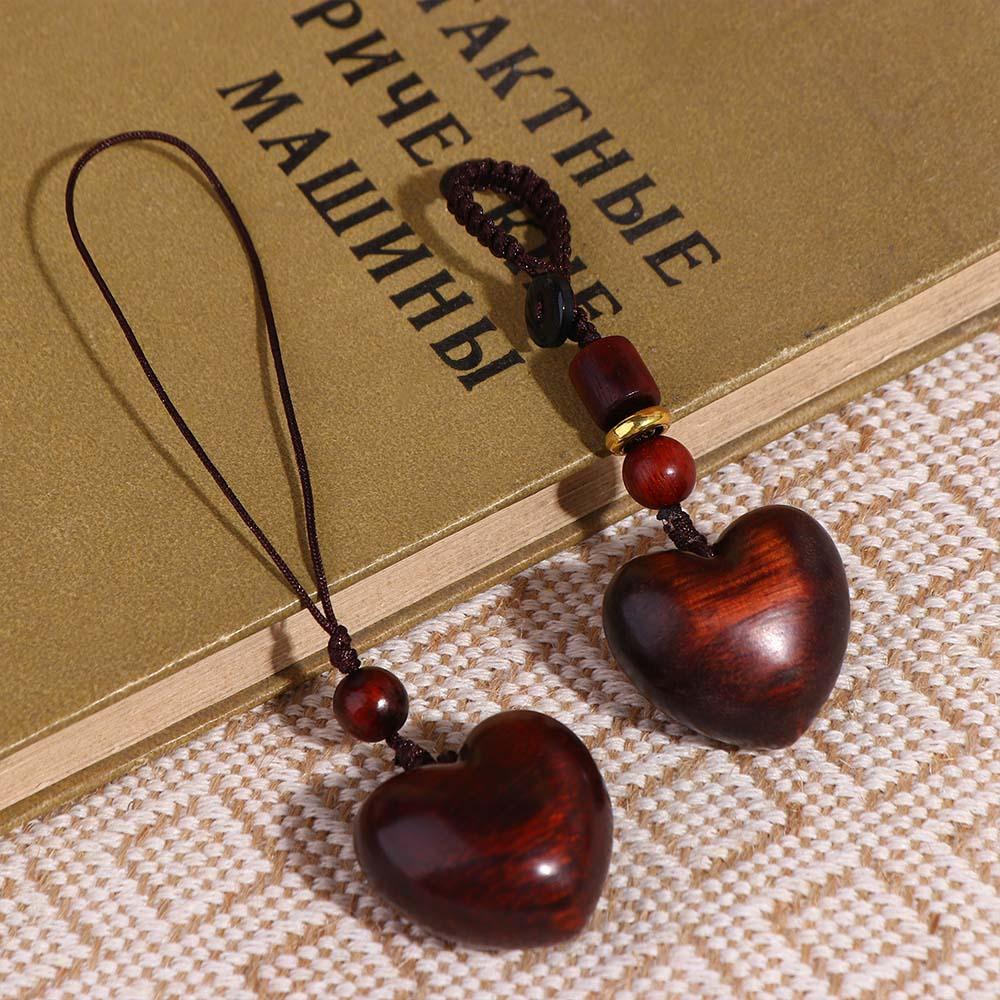 Phone Chain Hanging Keyring Mobile Phone Lanyard Heart-shaped Keychain Lucky Wood Carving Keyring
Phone Chain Hanging Keyring Mobile Phone Lanyard Heart-shaped Keychain Lucky Wood Carving Keyring