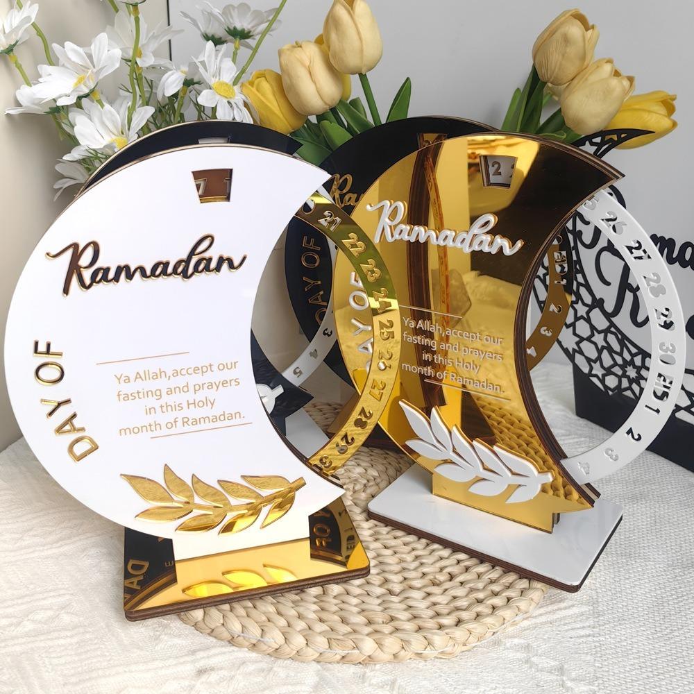 Wooden Ramadan Countdown Calendar Gold White Black Advent Calendar Islamic Muslim Party Decor Style 4
Wooden Ramadan Countdown Calendar Gold White Black Advent Calendar Islamic Muslim Party Decor Style 4