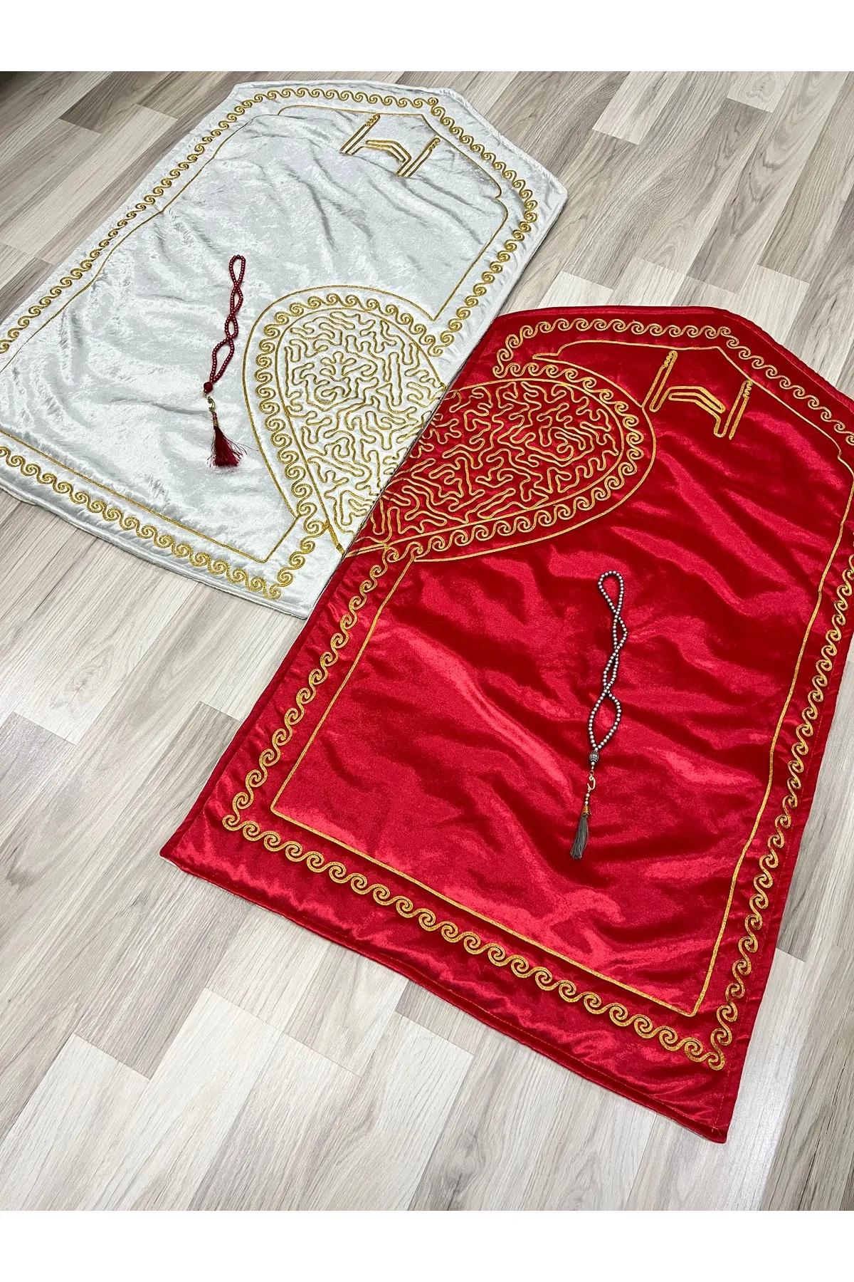 Коврик для молитвы в форме сердца, парный двойной коврик для молитвы, комплект для невесты и жениха с подарочной коробкой для приданого с четками-красный-белый
Коврик для молитвы в форме сердца, парный двойной коврик для молитвы, комплект для невесты и жениха с подарочной коробкой для приданого с четками-красный-белый