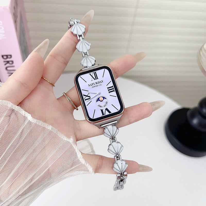 Металлический ремешок для часов с ракушкой для Huawei Fit 3 4 Pro Браслет Тонкий Элегантный ремешок на запястье для Huawei Watch 10 9 8 Женский Correa Huawei Watch 10 8 9 серебро белый
Металлический ремешок для часов с ракушкой для Huawei Fit 3 4 Pro Браслет Тонкий Элегантный ремешок на запястье для Huawei Watch 10 9 8 Женский Correa Huawei Watch 10 8 9 серебро белый