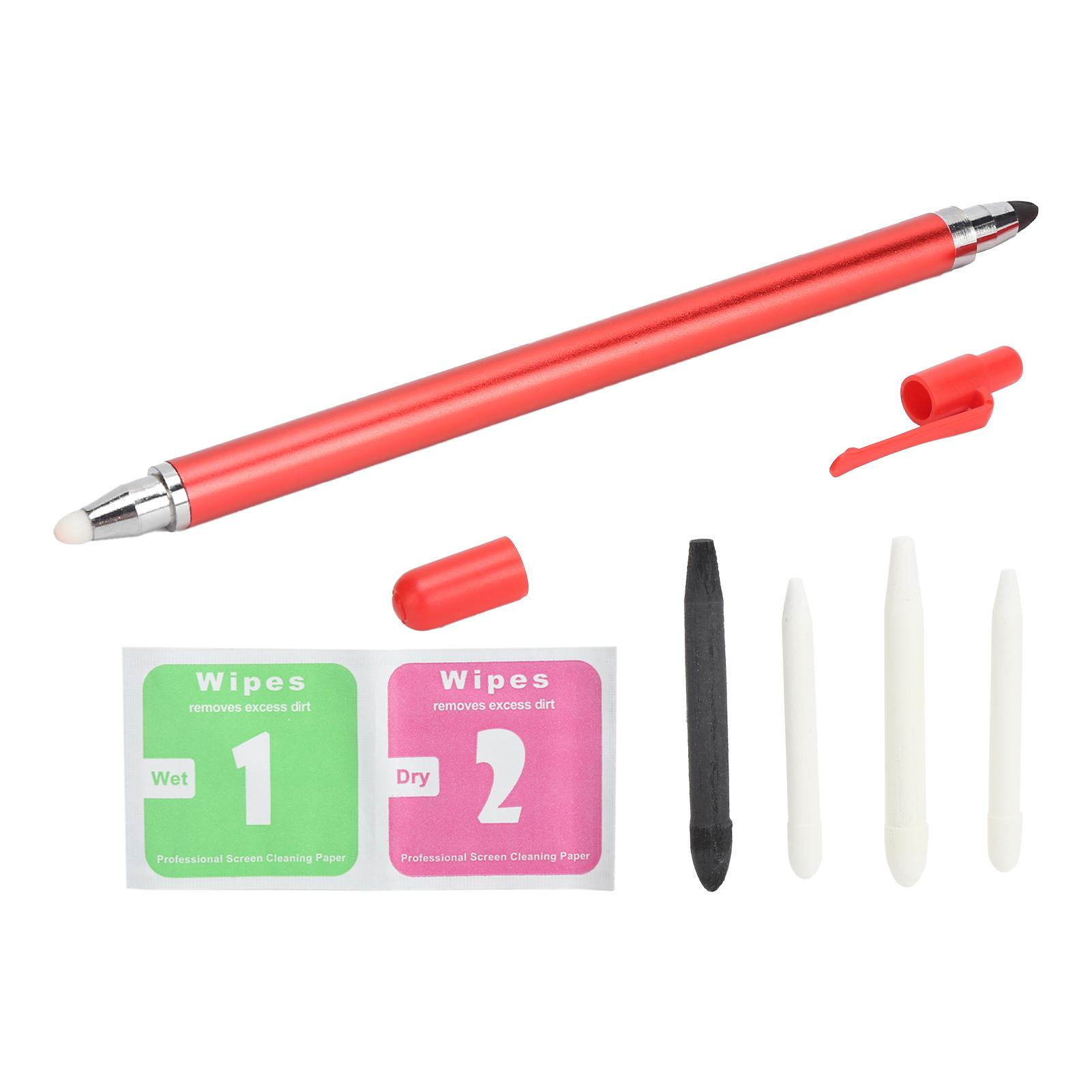 DoubleEnd Stylus Pen for Touch Screens Replacement High Sensitivity Tablet Stylus Pen for Ipad(Red ) срібний
DoubleEnd Stylus Pen for Touch Screens Replacement High Sensitivity Tablet Stylus Pen for Ipad(Red ) срібний