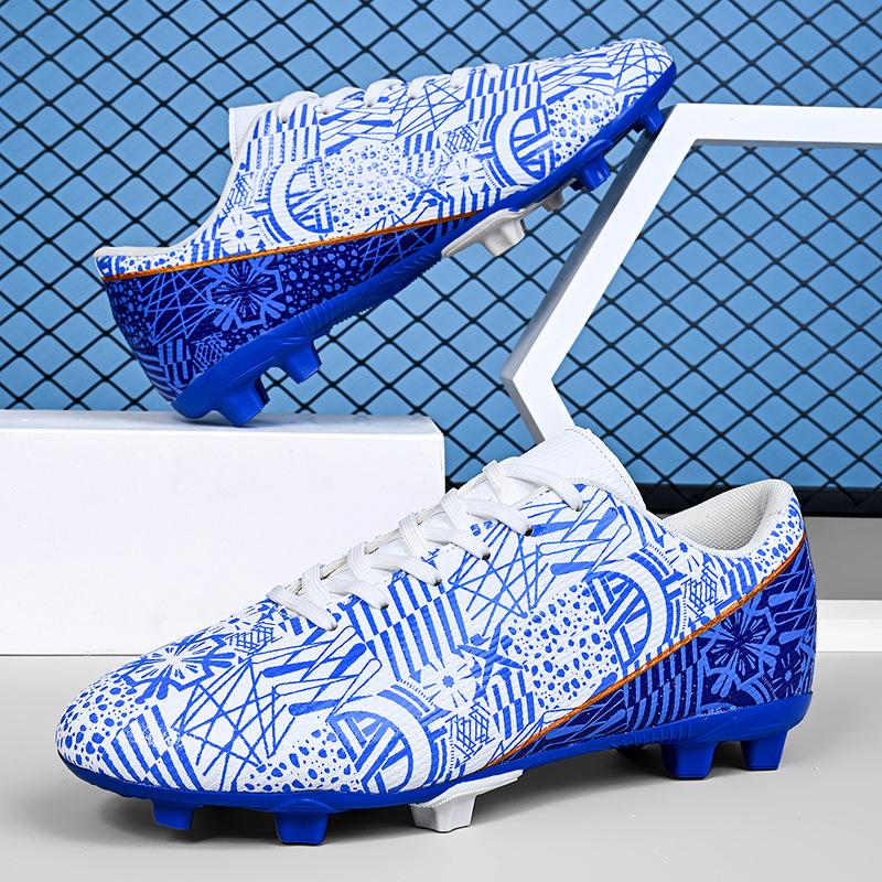 2024 new low-top football shoes professional long nails broken nails youth training shoes blue and white porcelain sports shoes 35
2024 new low-top football shoes professional long nails broken nails youth training shoes blue and white porcelain sports shoes 35