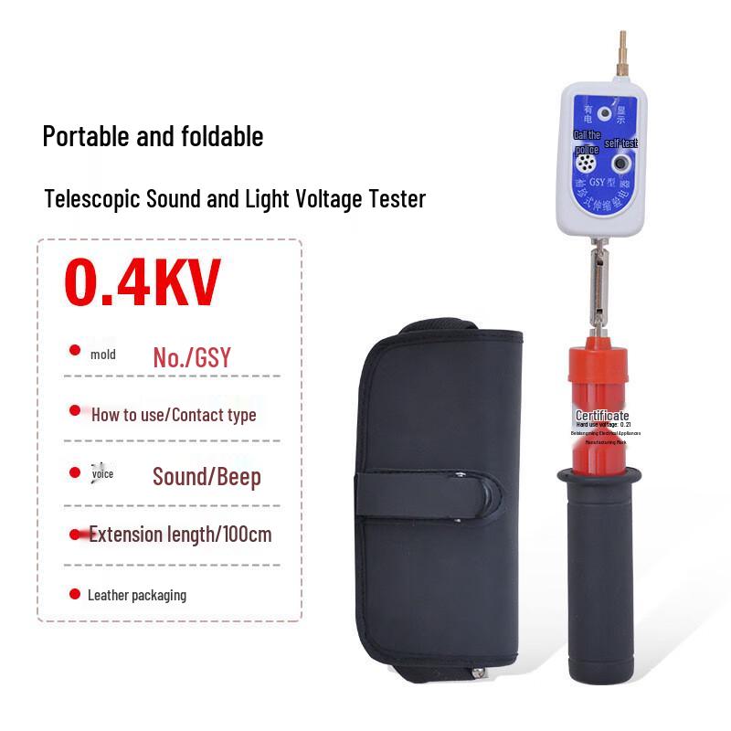 Xuanyong Foldable Retractable Sound & Light Voltage Detector Pen
Xuanyong Foldable Retractable Sound & Light Voltage Detector Pen