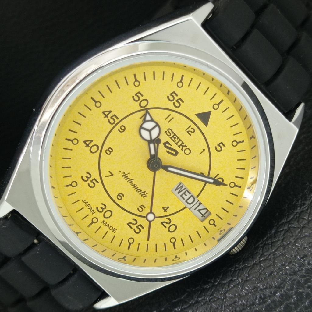 REFURBISHED SEIKO 5 AUTOMATIC 6309A VINTAGE JAPAN MENS YELLOW WATCH a442194-4
REFURBISHED SEIKO 5 AUTOMATIC 6309A VINTAGE JAPAN MENS YELLOW WATCH a442194-4