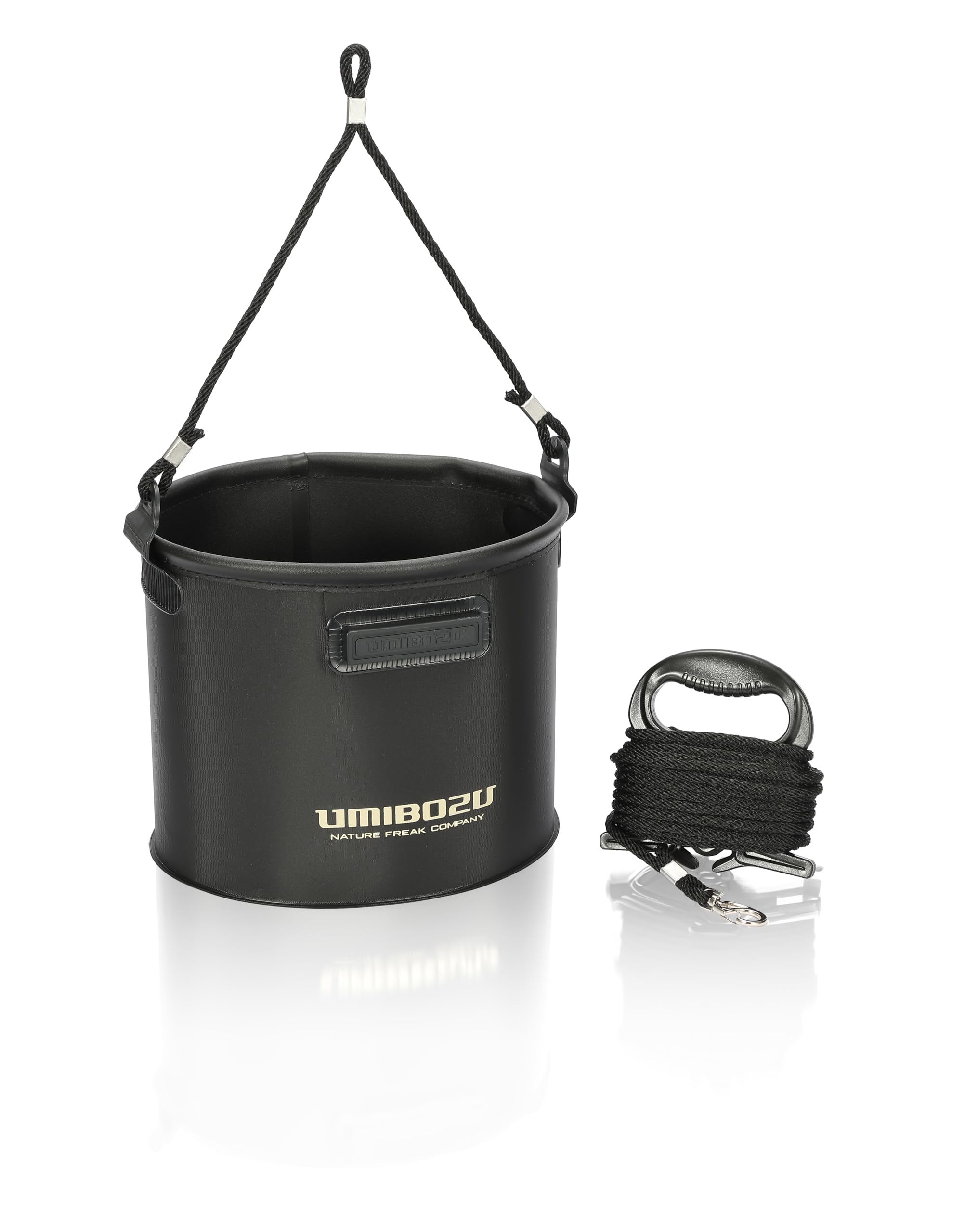 Umibozu Fishing Bucket Buckan Water Drawing Folding Utilization 8m Rope 19cm/21cm (Black, 19cm) чорний
Umibozu Fishing Bucket Buckan Water Drawing Folding Utilization 8m Rope 19cm/21cm (Black, 19cm) чорний