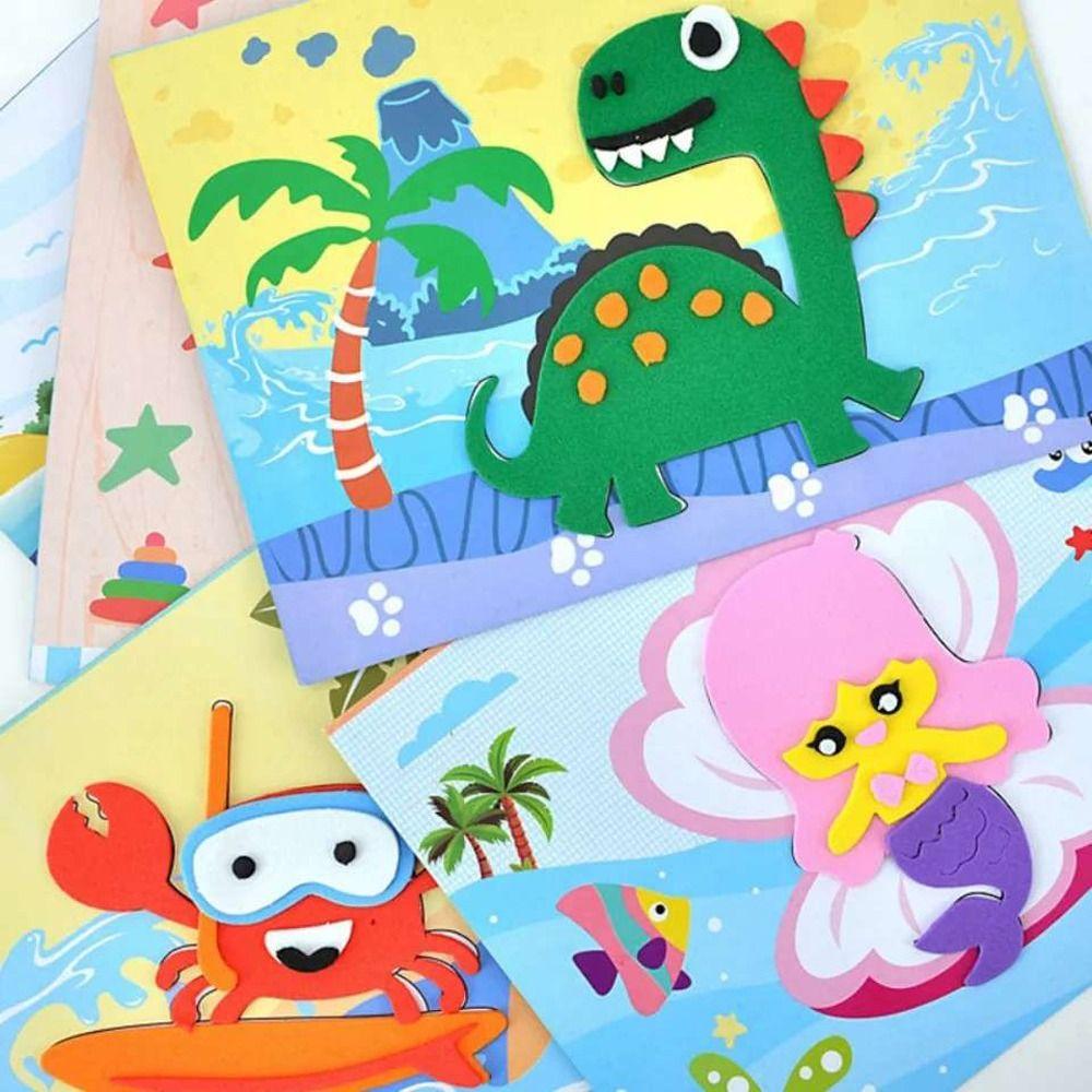 10Pcs/Set EVA DIY Puzzle Sticker Water-proof Learning Cognition Toy 3D EVA Foam Stickers Kids Toy A
10Pcs/Set EVA DIY Puzzle Sticker Water-proof Learning Cognition Toy 3D EVA Foam Stickers Kids Toy A