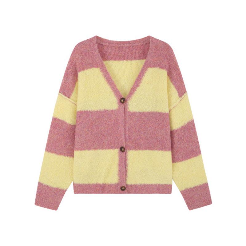 Color Block Women s Plaid Jacket: Autumn/Winter Plus Velvet Loose Sweater S лимонно-жовтий колір
Color Block Women s Plaid Jacket: Autumn/Winter Plus Velvet Loose Sweater S лимонно-жовтий колір
