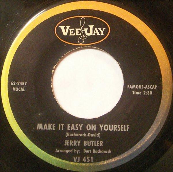 7inch Record JERRY BUTLER - Make It Easy On Yourself / It s Too VJ451 Vee Jay Records 1962 US Soul/Funk Used
7inch Record JERRY BUTLER - Make It Easy On Yourself / It s Too VJ451 Vee Jay Records 1962 US Soul/Funk Used