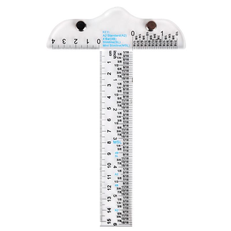 1Pc Plastic T-Ruler with Clear Measurement Scale Portable Precision Ruler for Office Graduates and Book Lovers
1Pc Plastic T-Ruler with Clear Measurement Scale Portable Precision Ruler for Office Graduates and Book Lovers