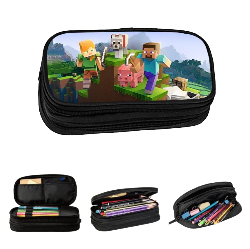 Minecraft Pencil Large Elementary School School Entrance Birthday Girls Case, Capacity, Student, Multifunctional, Storage, Stationery, Pencil, Eraser,
Minecraft Pencil Large Elementary School School Entrance Birthday Girls Case, Capacity, Student, Multifunctional, Storage, Stationery, Pencil, Eraser,
