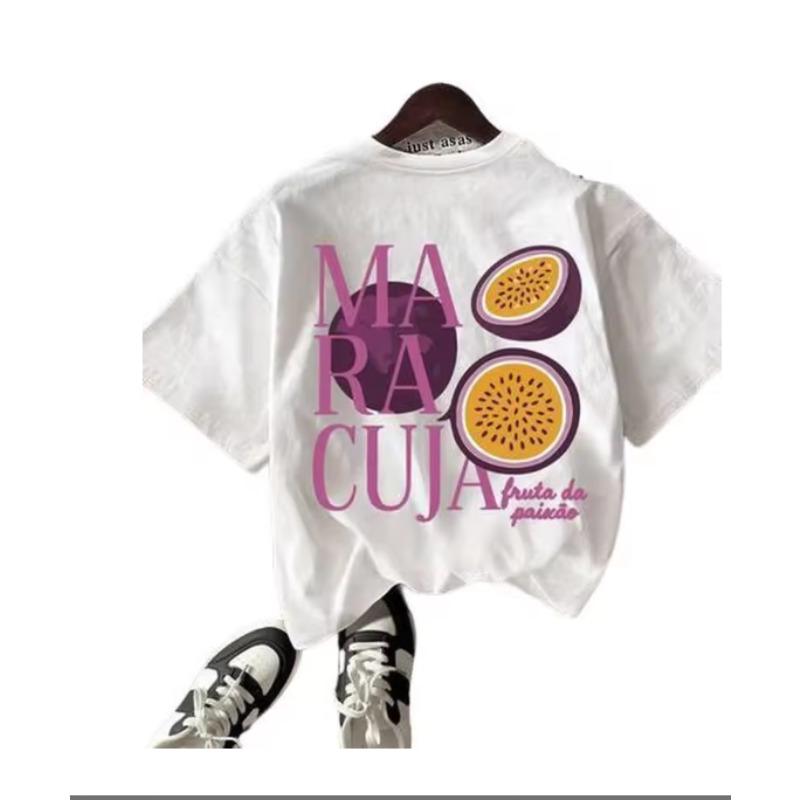 Vintage Passion Fruit Print TShirt Cute Short Sleeve Womens Tshirt Cotton Kawaii Graphic Tee Loose Cotton Retro Aesthetic Top S
Vintage Passion Fruit Print TShirt Cute Short Sleeve Womens Tshirt Cotton Kawaii Graphic Tee Loose Cotton Retro Aesthetic Top S