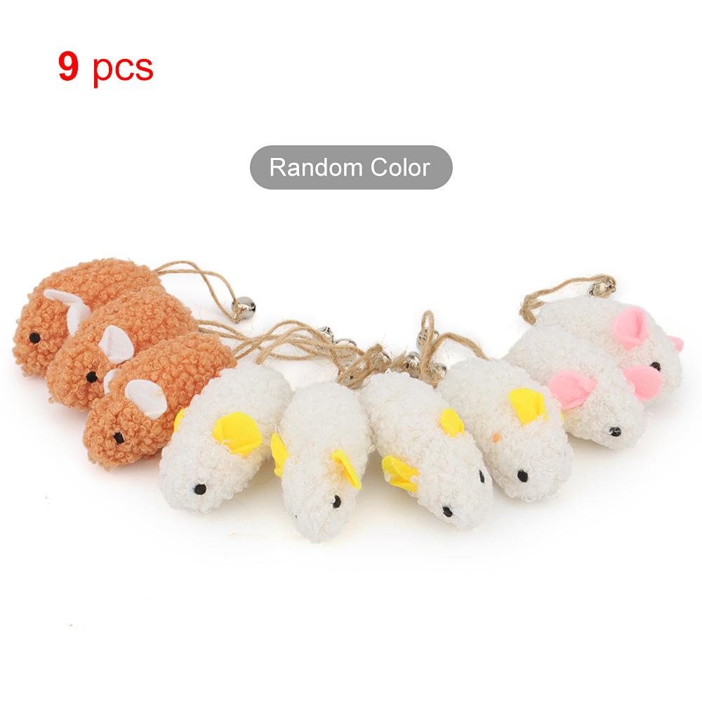 9pcs Plush Mouse with Bells Cat Toy Interactive Play Mouse Kitten Chew Pet Toy Indoor
9pcs Plush Mouse with Bells Cat Toy Interactive Play Mouse Kitten Chew Pet Toy Indoor