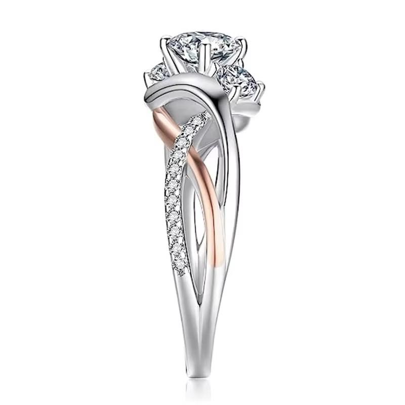 Huitan Two Tone Wedding Rings for Women AA Cubic Zirconia Temperament Elegant Lady Rings Engagement Party Luxury Trendy Zircon 6
Huitan Two Tone Wedding Rings for Women AA Cubic Zirconia Temperament Elegant Lady Rings Engagement Party Luxury Trendy Zircon 6