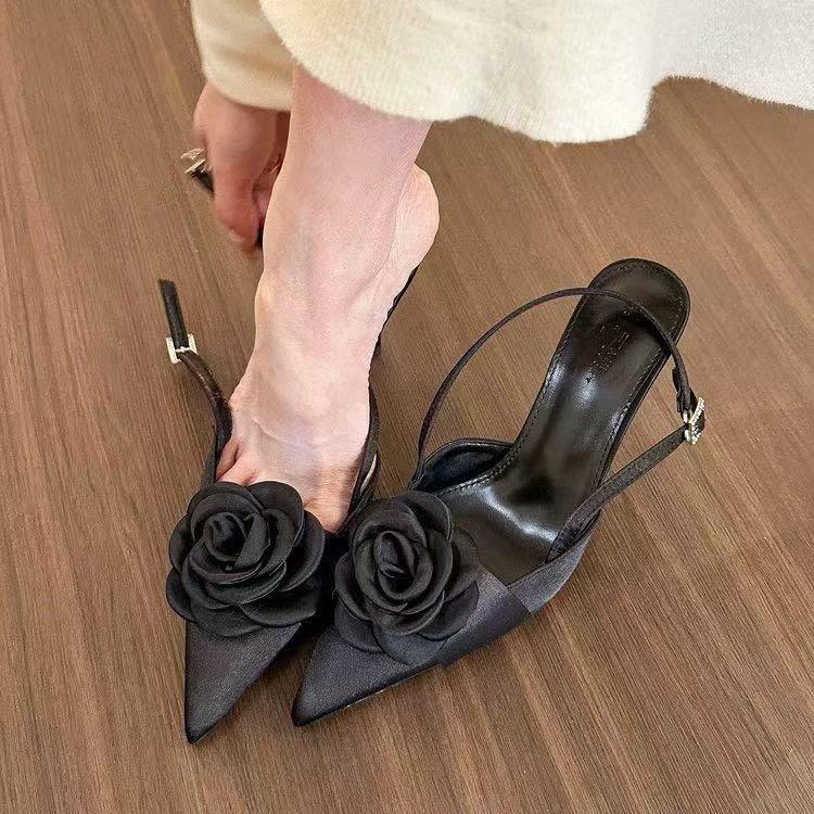 Women Sandals Summer Sexy Fashion Flower Woman Shoes Pointed Toe High Heels Sandals Wedding Slingback Luxury Woman Pumps 40
Women Sandals Summer Sexy Fashion Flower Woman Shoes Pointed Toe High Heels Sandals Wedding Slingback Luxury Woman Pumps 40