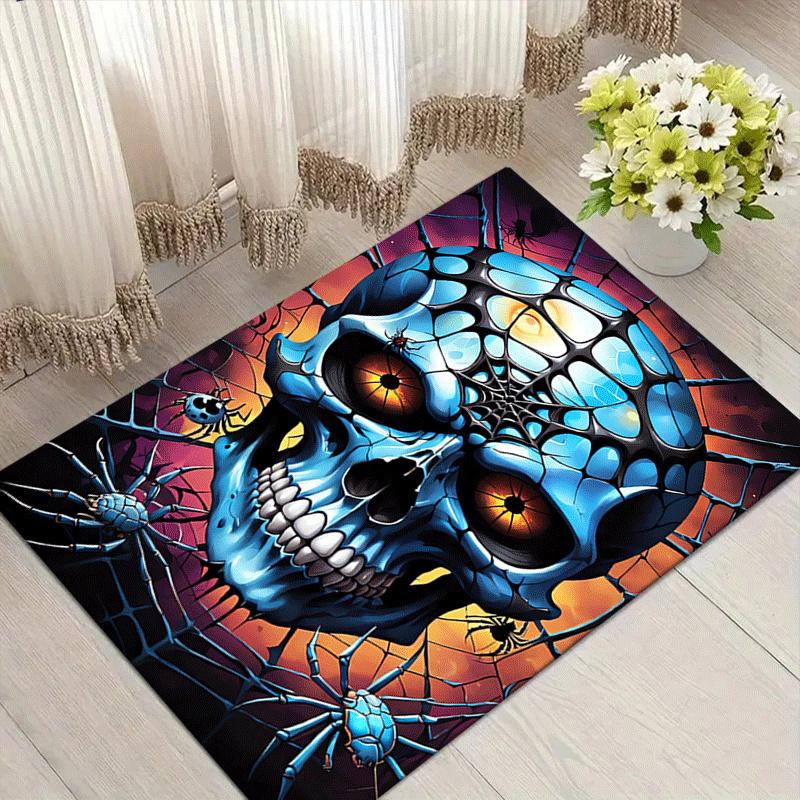 1pc Spider web skull Print, Design Indoor Area Rug - Soft, Anti-Slip, and Durable Gaming Room Decor for Bedroom, Living Room 60cm by 90cm
1pc Spider web skull Print, Design Indoor Area Rug - Soft, Anti-Slip, and Durable Gaming Room Decor for Bedroom, Living Room 60cm by 90cm
