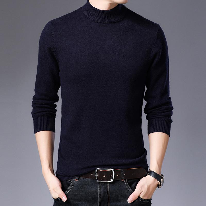Winter Thickened Men s Semi-turtleneck Sweater Youth Solid Color Warm Warm Jumper Knitted with A Base Shirt 4XL
Winter Thickened Men s Semi-turtleneck Sweater Youth Solid Color Warm Warm Jumper Knitted with A Base Shirt 4XL