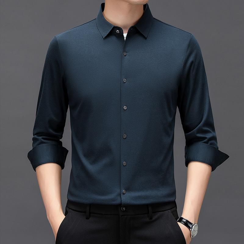 Содержащая шерсть нейлоновая четырехсторонняя эластичная бесшовная рубашка мужская морщинистая повседневная мужская рубашка кардиган кардиган для мужчин 4XL серый
Содержащая шерсть нейлоновая четырехсторонняя эластичная бесшовная рубашка мужская морщинистая повседневная мужская рубашка кардиган кардиган для мужчин 4XL серый