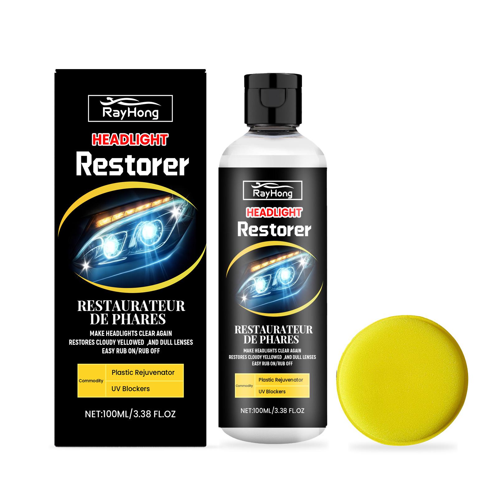 RAYHONG Headlight Restoration Kit - Clean, Repair & Refurbish Car Lamp Surfaces
RAYHONG Headlight Restoration Kit - Clean, Repair & Refurbish Car Lamp Surfaces
