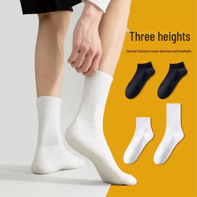 Чжуцзи Четыре Сезона Гольфы до середины икры: Мужской спортивный из чистого хлопка и женские белые беговые стили Combed Cotton - Gray Short
Чжуцзи Четыре Сезона Гольфы до середины икры: Мужской спортивный из чистого хлопка и женские белые беговые стили Combed Cotton - Gray Short