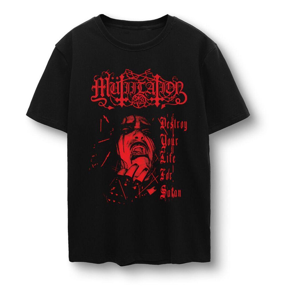 Рідкісна Mütiilation Destroy Your Life for Satan Альбом Бавовняна Чорна S-4XL Футболка Унісекс Футболка L
Рідкісна Mütiilation Destroy Your Life for Satan Альбом Бавовняна Чорна S-4XL Футболка Унісекс Футболка L
