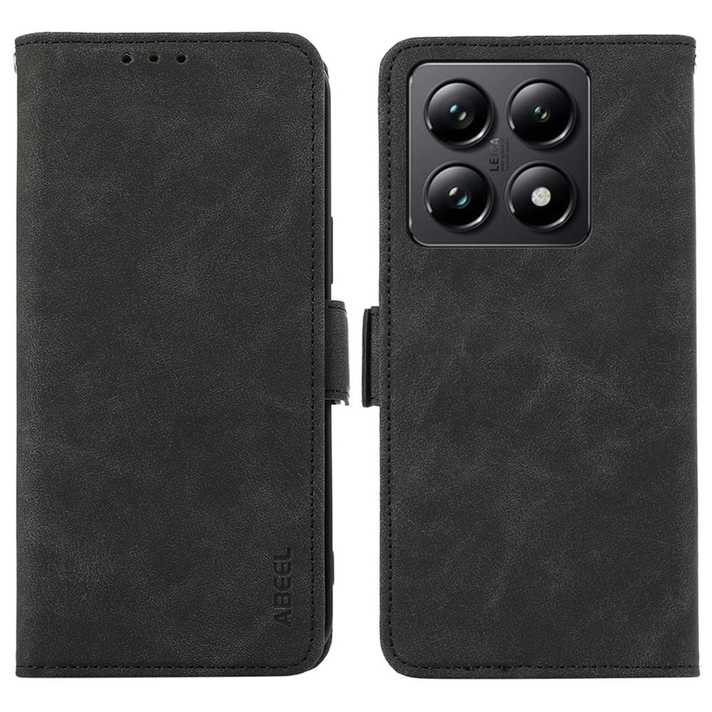 ABEEL For Xiaomi 14T Pro Case PU Leather Folio Stand View RFID Blocking Phone Cover Black
ABEEL For Xiaomi 14T Pro Case PU Leather Folio Stand View RFID Blocking Phone Cover Black
