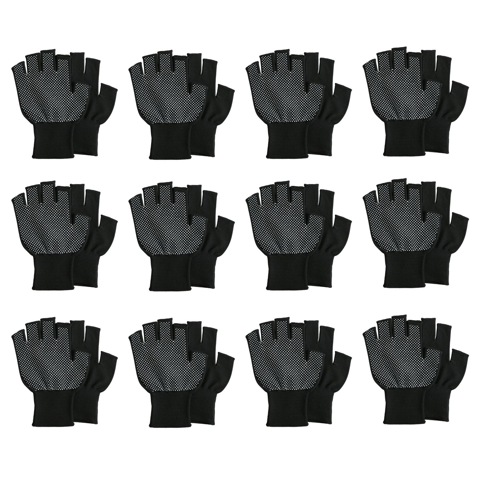 12Pair Nonslip Half Finger Gloves Breathable Light Weight Outdoor Gloves Breathable Workout Gloves for Training, Cycling 1
12Pair Nonslip Half Finger Gloves Breathable Light Weight Outdoor Gloves Breathable Workout Gloves for Training, Cycling 1
