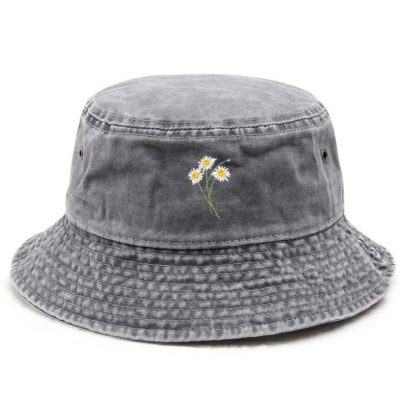 Customize Flower Cotton Washed Bucket Hat Vintage Fishing Hat for Women Sun Protection Outdoor Garden Party Cap Bohemian Design серый
Customize Flower Cotton Washed Bucket Hat Vintage Fishing Hat for Women Sun Protection Outdoor Garden Party Cap Bohemian Design серый