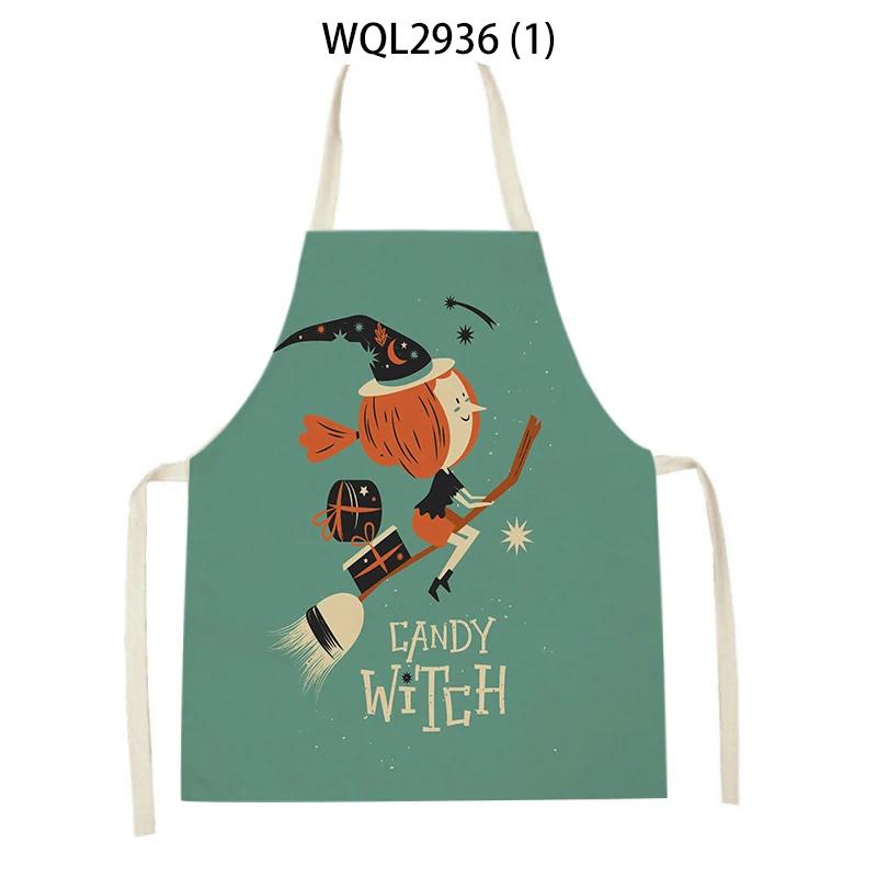 Halloween Style Household Cleaning Pinafore Cartoon Pumpkin Witch Ghost Printing Home Cooking Aprons Home Baking Waist Bib 47x38cm
Halloween Style Household Cleaning Pinafore Cartoon Pumpkin Witch Ghost Printing Home Cooking Aprons Home Baking Waist Bib 47x38cm