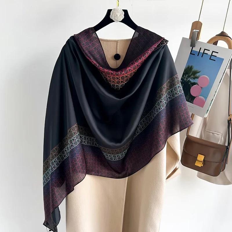 New Spring Scarf Women S Luxury Design Scarf Silk Smooth Scarf Soft Muslim Headband Shawl Beach 85X180Cm 88x180CM
New Spring Scarf Women S Luxury Design Scarf Silk Smooth Scarf Soft Muslim Headband Shawl Beach 85X180Cm 88x180CM