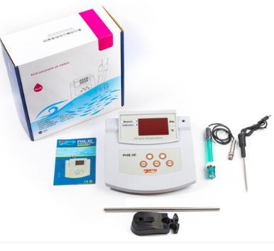 PHS-3C Desktop PH Meter Automatic Calibration Acidity Meter Multi-parameter PH/Temp 2 In 1 Water Quality Analyzer for Laboratory
PHS-3C Desktop PH Meter Automatic Calibration Acidity Meter Multi-parameter PH/Temp 2 In 1 Water Quality Analyzer for Laboratory
