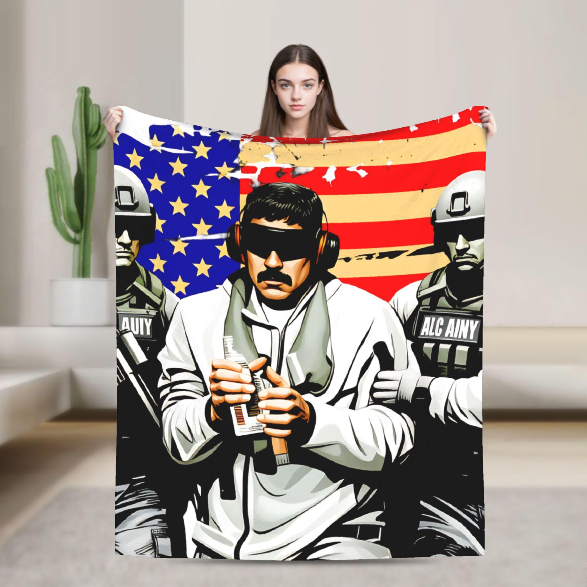 Venezuela Captured Live Maduro Blanket Decorative Flannel Throw Blanket For Couch Bed Warm Soft Custom DIY Quality Bedspread 75x90cm
Venezuela Captured Live Maduro Blanket Decorative Flannel Throw Blanket For Couch Bed Warm Soft Custom DIY Quality Bedspread 75x90cm