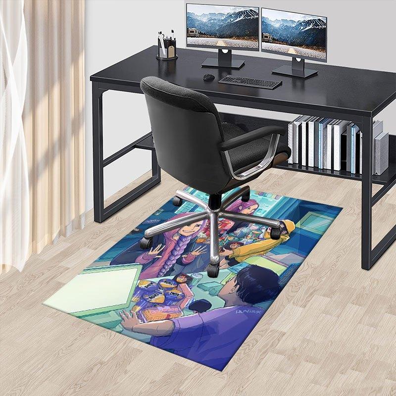 Rumi Instant Noodles: The Ultimate Convenience Snack! Offic Chair Mat, K-pop Theme Carpet, Non-slip, Soft and Durable Leisure Rug for Inter 60cm by 90cm
Rumi Instant Noodles: The Ultimate Convenience Snack! Offic Chair Mat, K-pop Theme Carpet, Non-slip, Soft and Durable Leisure Rug for Inter 60cm by 90cm